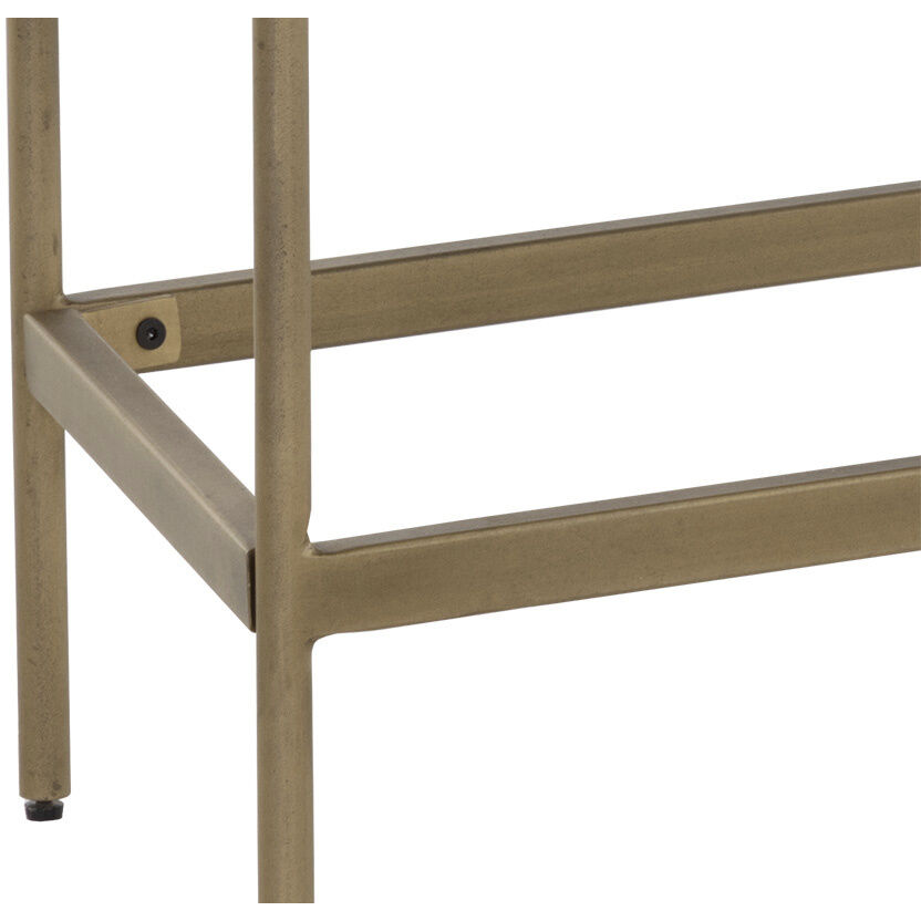 Mauro 46 X 20 inch Grey / Antique Brass Console Table